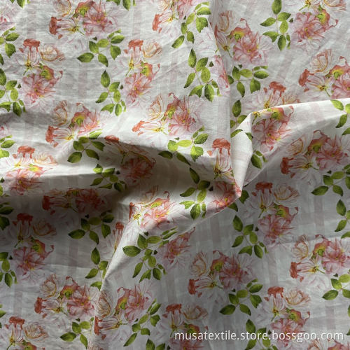 Breathable Custom Digital Print 100% Cotton Poplin Fabric
